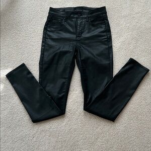 WHBM High Rise Skinny Black Pants, Size 0